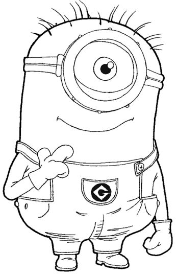 Minion Christmas Coloring Pages - Part 4